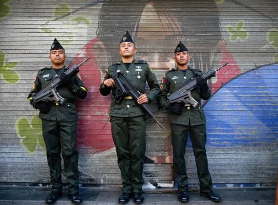 September 16, 2026: TO-45145- Mexico City, September 15, 2026: Personnel from the Secretariat of the Navy, the Military College, the Mexican Air Force, and the National Guard prepare for the civic-military parade marking the anniversary of Mexico& 039;s Independence, on the streets surrounding Mexico City& 039;s Z& xf3;calo. Photo: Ian Robles .com.mx - ZUMAcs4_ 20260916_faa_cs4_209 Copyright: xClasosx