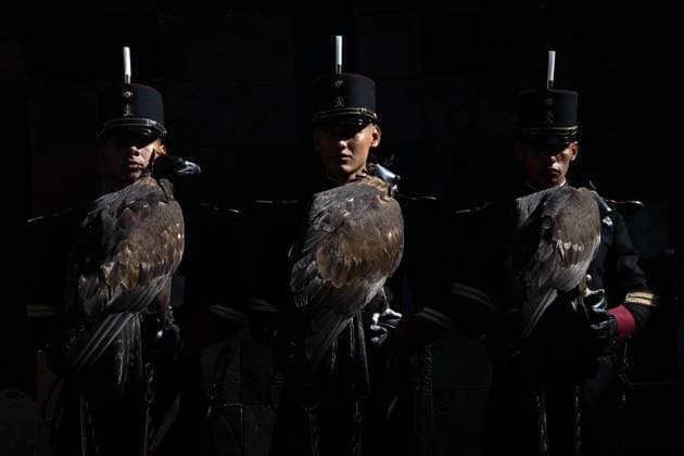 September 16, 2026: TO-45145- Mexico City, September 15, 2026: Personnel from the Secretariat of the Navy, the Military College, the Mexican Air Force, and the National Guard prepare for the civic-military parade marking the anniversary of Mexico& 039;s Independence, on the streets surrounding Mexico City& 039;s Z& xf3;calo. Photo: Ian Robles .com.mx - ZUMAcs4_ 20260916_faa_cs4_168 Copyright: xClasosx