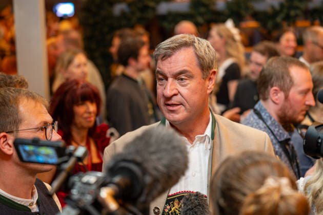 Dr. Markus Söder, Minister-President of the Free State of Bavaria, 2026 Oktoberfest Opening in Munich, September 19, 2026, Munich, Bavaria, Germany Copyright: xkolbert-press UlrichxGamelx
