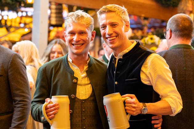 Sebastian Mueller, Dominik Krause, Mayor of Munich, 2026 Oktoberfest Opening in Munich, September 19, 2026, Munich, Bavaria, Germany Copyright: xkolbert-press UlrichxGamelx