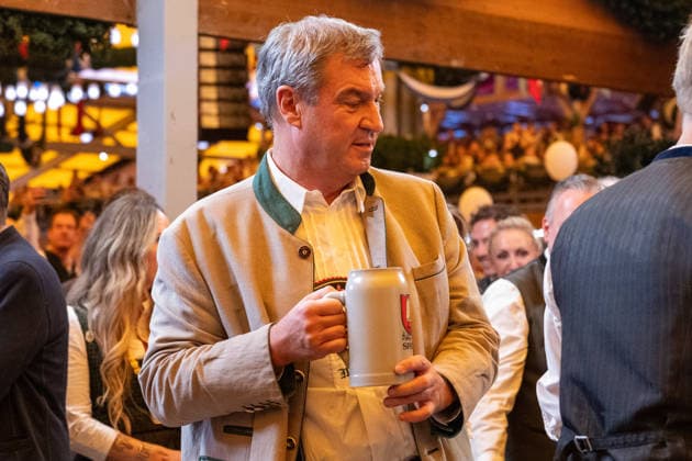 Dr. Markus Söder, Minister-President of the Free State of Bavaria, 2026 Oktoberfest Opening in Munich, September 19, 2026, Munich, Bavaria, Germany Copyright: xkolbert-press UlrichxGamelx