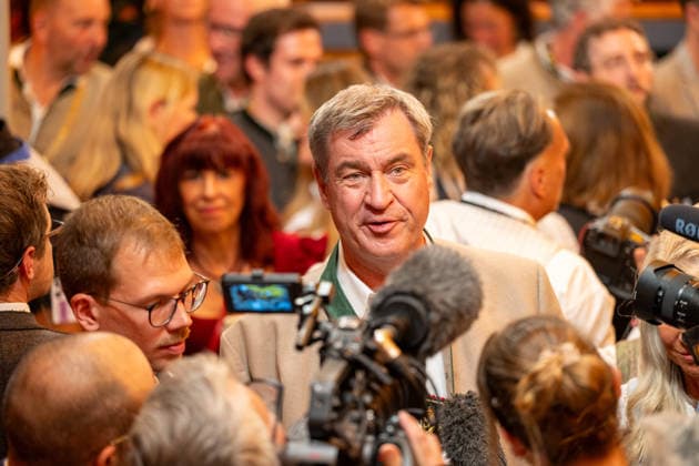 Dr. Markus Söder, Minister-President of the Free State of Bavaria, 2026 Oktoberfest Opening in Munich, September 19, 2026, Munich, Bavaria, Germany Copyright: xkolbert-press UlrichxGamelx