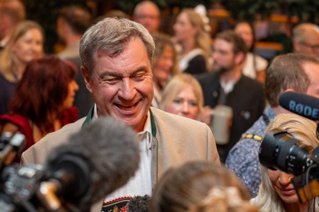 Dr. Markus Söder, Minister-President of the Free State of Bavaria, 2026 Oktoberfest Opening in Munich, September 19, 2026, Munich, Bavaria, Germany Copyright: xkolbert-press UlrichxGamelx