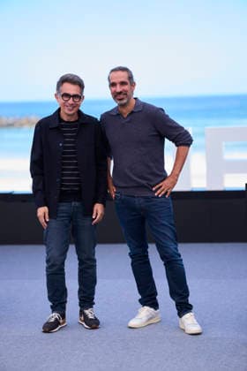 September 19, 2026, Madrid, Madrid, Spain: Berto Romero, Javier Ruiz Caldera attended 5 minutos mas Photocall during 74th San Sebastian International Film Festival at Kursaal Palace on September 19, 2026 in Donostia San Sebastian, Spain Madrid Spain - ZUMAg15_ 20260919_zaf_g15_136 Copyright: xJackxAbuinx