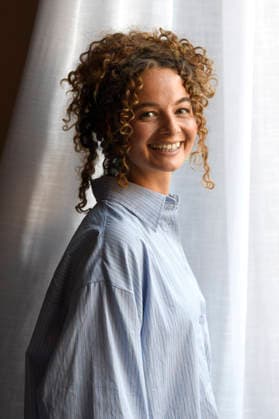 Naemi Ada at an exclusive photo shoot during the 74th San Sebastián International Film Festival (Festival Internacional de Cine de San Sebastián) at the Hotel Maria Cristina in San Sebastián, September 19, 2026 Foto:xC.xNiehausx xFuturexImagex naemi_6907