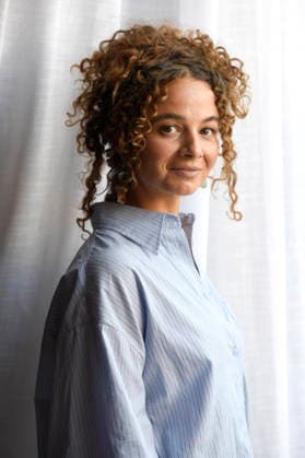 Naemi Ada at an exclusive photo shoot during the 74th San Sebastián International Film Festival (Festival Internacional de Cine de San Sebastián) at the Hotel Maria Cristina in San Sebastián, September 19, 2026 Foto:xC.xNiehausx xFuturexImagex naemi_6908