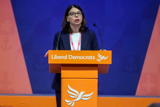 . 19 09 2026. Brighton, United Kingdom. Lib Dem Conference Brighton. Sarah Olney on Day one of the Liberal Democrats party conference at the Brighton Centre.  xMartynxWheatleyx xi-Imagesx IIM-27017-0038