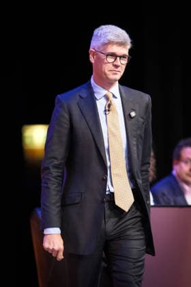 Liberal Democrat Autumn Conference 2026 on Saturday 19 September 2026 Al Pinkerton, Europe Spokeperson walks on stage at the Liberal Democrat Autumn Conference 2026 on Saturday 19 September 2026 at Brighton Centre, Brighton. ., Credit:Julie Edwards Avalon  Copyright: xJuliexEdwardsx xAvalonx 1136341542