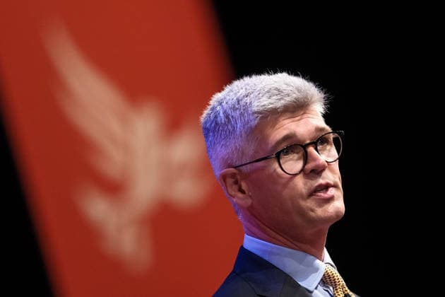 Liberal Democrat Autumn Conference 2026 on Saturday 19 September 2026 Al Pinkerton, Europe Spokeperson addresses the Liberal Democrat Autumn Conference 2026 on Saturday 19 September 2026 at Brighton Centre, Brighton. ., Credit:Julie Edwards Avalon  Copyright: xJuliexEdwardsx xAvalonx 1136341598