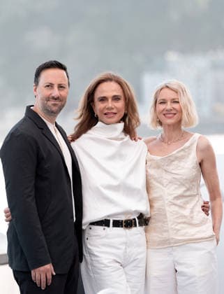 Ben Shirinian, Naomi Watts, Lena Olin — The Housewife photocall during the 74th San Sebastián International Film Festival (SSIFF) at the Kursaal Palace Terrace on September 19, 2026  Copyright: xLALOxYASKYx xBESTIMAGExLALOxYASKYx xBESTIMAGEx