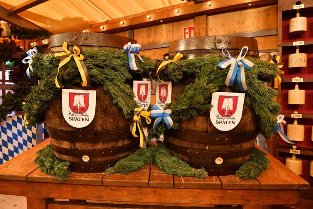 Oktoberfest opening on September 19, 2026, in Munich; the 2026 Oktoberfest Wiesn opening at the Schottenhamel tent at Theresienwiese on September 19, 2026, in Munich, Germany; Oktoberfest opening 2026 in Munich