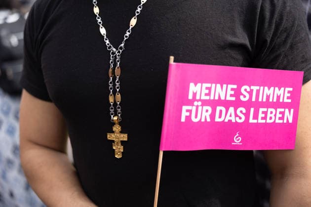 On Saturday, September 19, 2026, numerous anti-abortion activists took part in a March for Life in Berlin organized by the Federal Association for the Right to Life. The Federal Association for the Right to Life is demonstrating against abortion and assisted suicide. According to the announcement, Germany’s largest pro-life event Copyright: epd-bild HansxScherhaufer epd-Marsch_fuers_Leben8-kopieren