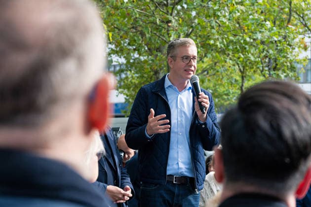 Berlin, September 19, 2026: The Berlin CDU s campaign wrap-up event with Stefan Evers ahead of the upcoming House of Representatives election on September 20, 2026, at Hermann Ehlers Platz