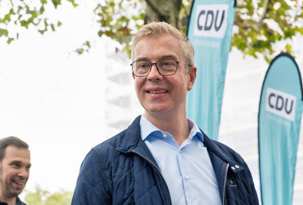 Berlin, September 19, 2026: The Berlin CDU s campaign wrap-up event with Stefan Evers ahead of the upcoming House of Representatives election on September 20, 2026, at Hermann Ehlers Platz