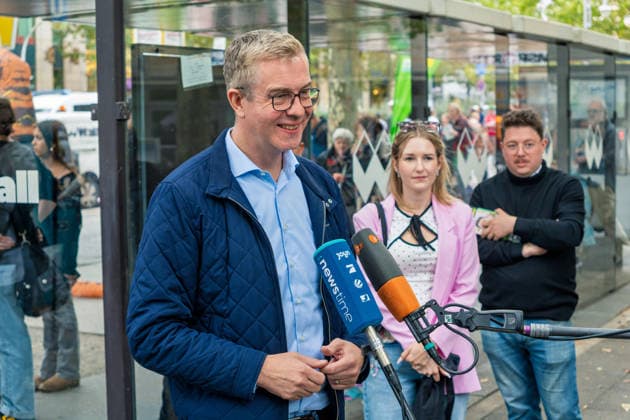 Berlin, September 19, 2026: The Berlin CDU s campaign wrap-up event with Stefan Evers ahead of the upcoming House of Representatives election on September 20, 2026, at Hermann Ehlers Platz