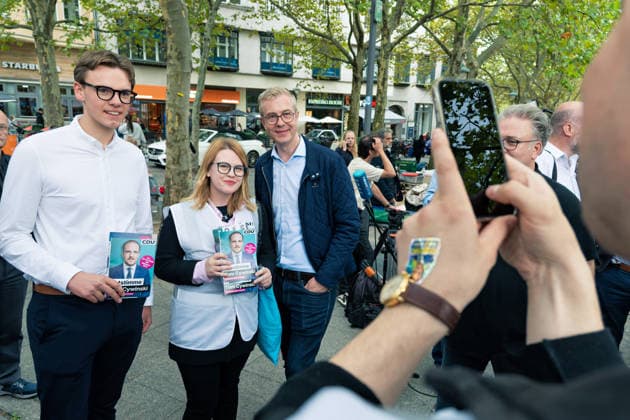Berlin, September 19, 2026: The Berlin CDU s campaign wrap-up event with Stefan Evers ahead of the upcoming House of Representatives election on September 20, 2026, at Hermann Ehlers Platz