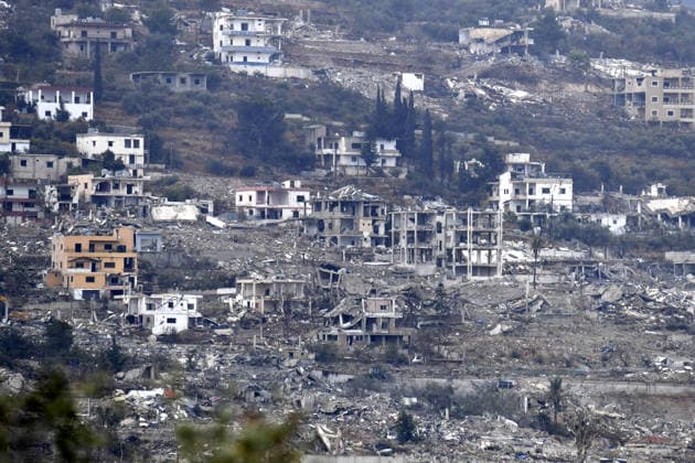 Houses demolished in southern Lebanon TYRE, LEBANON - SEPTEMBER 19: Houses are seen demolished in the town of Al-Mansouri in the Tyre district of southern Lebanon following demolitions carried out by the Israeli army, despite a ceasefire and framework agreement, on September 19, 2026. Houssam Shbaro Anadolu Tyre Lebanon. Editorial use only. Please get in touch for any other usage.  Copyright: x2026xAnadoluxHoussamxShbarox
