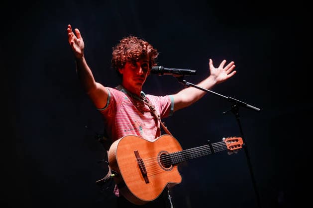 Guitarricadelafuente Concert at the Festival B in Barcelona The artist Guitarricadelafuente during his performance at the Festival B, at the Parc del Fòrum, on September 19, 2026, in Barcelona, Catalonia, Spain. Álvaro Lafuente Calvo, known professionally as Guitarricadelafuente, is a singer-songwriter, guitarist, and actor. This is one of the main performances on the closing day of Festival B, featuring part of the repertoire from his latest album, *Spanish Leather* SEPTEMBER 19, 2026 CATALONIA CONCERT MUSIC GUITARRICA ÁLVARO LAFUENTE CALVO MUSICIAN SINGER-SONGWRITER ACTOR CULTURE Kike Rincó Barcelona Catalonia Barcelona Catalonia Spain  Copyright: xKikexRinconx 7787094
