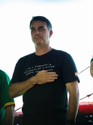 RECORD DATE NOT STATED Comicio Flavio Bolsonaro em Chapeco CHAPECO (SC), September 19, 2026 POLITICS CAMPAIGN Presidential candidate Flavio Bolsonaro visits the city of Chapeco, Santa Catarina, to campaign at the Plinio Arlindo de Nez Culture and Events Center this Saturday afternoon (19). IMAGO Isabela da Silva Santa Catarina Brasil Copyright: xIsabelaxdaxSilvax