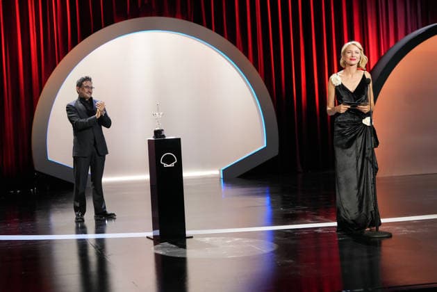 Naomi Watts Receives the 2026 Donostia Award at the 74th San Sebastián Film Festival Director Juan Antonio Bayona presents actress Naomi Watts with the San Sebastián Film Festival’s Donostia Award on September 19, 2026, in San Sebastián, Guipúzcoa, Basque Country, Spain. Watts accepts the award in recognition of her professional career. SEPTEMBER 19, 2026 ACTRESS DONOSTIA AWARD SANSE FILM FESTIVAL CINEMA ZINEMALDIA EUSKADI CULTURE San Sebastián, Guipúzcoa, Basque Country, Spain San Sebastián, Guipúzcoa, Basque Country, Spain Copyright: xUnanuex 7787332