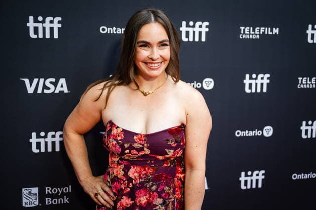 September 19, 2026, Toronto, On, Canada: Erica Scarff is pictured on the red carpet for Run Terry Run at the Toronto International Film Festival in Toronto, on Saturday, Sept. 19, 2026. Toronto Canada  - ZUMAc35_ 20260919_zaf_c35_110 Copyright: xLauraxProctorx