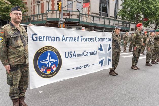 September 19, 2026, New York, New York, USA: Atmosphere as hundreds of participants and spectators attended during German-American Steuben parade on Fifth Avenue, Manhattan in New York, NY on September 19, 2026. New York USA  - ZUMAr339 20260919_znp_r339_003 Copyright: xLevxRadinx