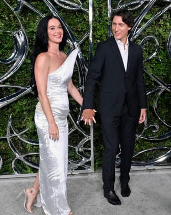 Katy Perry and former Prime Minister of Canada Justin Trudeau attend the Lucas Museum of Narrative Art opening night at Exposition Park in Los Angeles on Saturday, September 19, 2026.  LAP2026091908 JIMxRUYMEN