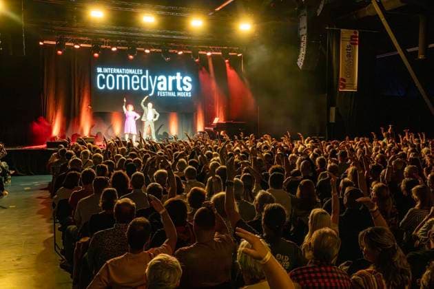 50 Years of Comedy Arts, Gala at the Enni Eventhalle ** FOR EDITORIAL PURPOSES ONLY ** EDITORIAL USE ONLY ** p Performers and audience members will gather on September 19, 2026, at the Enni Event Hall in Moers, where the hosting duo Diagonal—Branka B and Roger Holger Ehrich—will guide the audience Copyright: ArnulfxStoffel doc87oimu0p3k01fb0xwolu ,EDITORIAL USE ONLY Copyright: ArnulfxStoffel