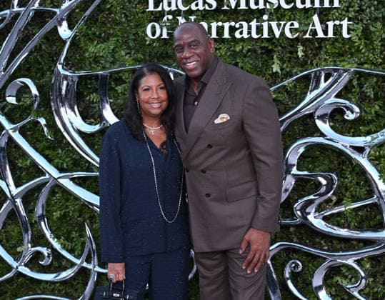 Lucas Museum of Narrative Art Opening Night Cookie Johnson and Magic Johnson arriving at the Lucas Museum of Narrative Art opening night held at the Lucas Museum of Narrative Art in Los Angeles, Ca. on September 19, 2026. Los Angeles Lucas Museum of Narrative Art California USA Copyright: xStarbuck xAFF-USA.COMx