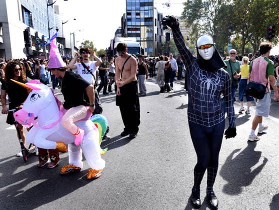 RECORD DATE NOT STATED 2026 Techno Parade - Paris Atmosphere during Techno Parade 2026 in Paris, France on September 19, 2026. Photo by Alain Apaydin ABACAPRESS Paris France  Copyright: xApaydinxAlain ABACAx