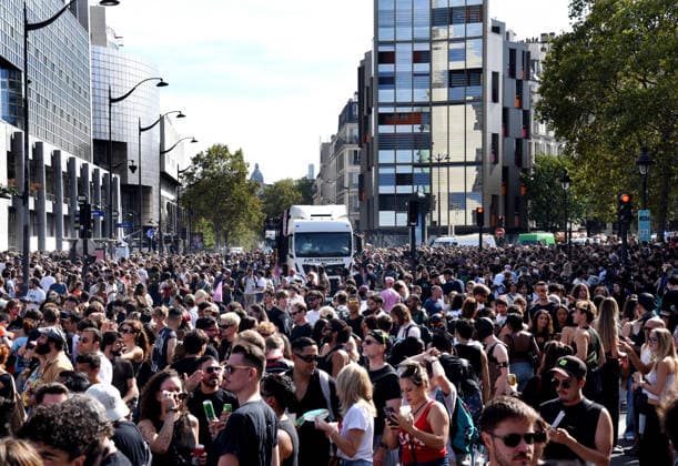 RECORD DATE NOT STATED 2026 Techno Parade - Paris Atmosphere during Techno Parade 2026 in Paris, France on September 19, 2026. Photo by Alain Apaydin ABACAPRESS Paris France  Copyright: xApaydinxAlain ABACAx