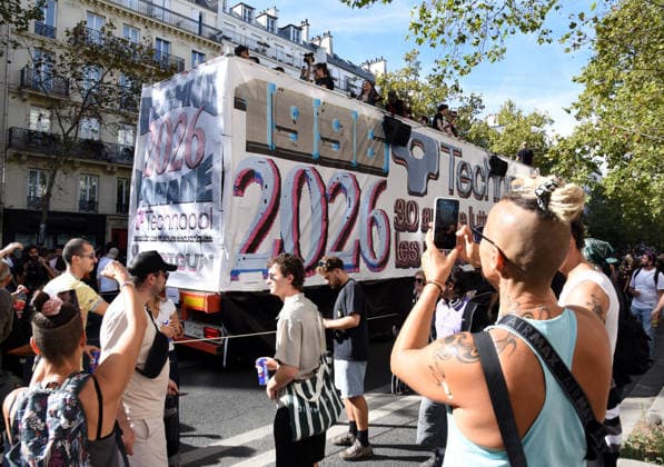RECORD DATE NOT STATED 2026 Techno Parade - Paris Atmosphere during Techno Parade 2026 in Paris, France on September 19, 2026. Photo by Alain Apaydin ABACAPRESS Paris France  Copyright: xApaydinxAlain ABACAx