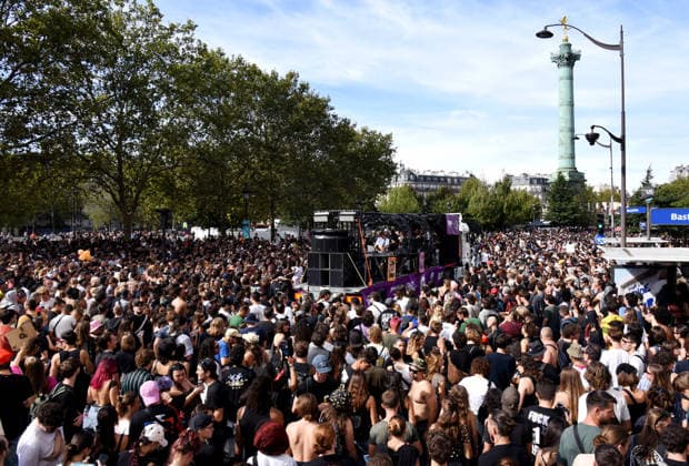 RECORD DATE NOT STATED 2026 Techno Parade - Paris Atmosphere during Techno Parade 2026 in Paris, France on September 19, 2026. Photo by Alain Apaydin ABACAPRESS Paris France  Copyright: xApaydinxAlain ABACAx
