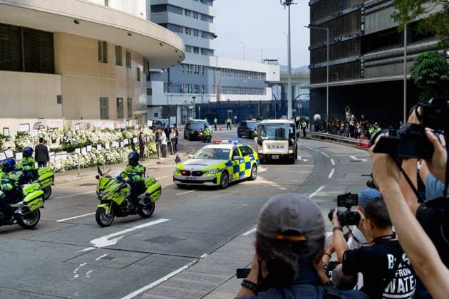 RECORD DATE NOT STATED Tung Chee-hwa Funeral A hear of Tung Chee-hwa leaving the Hong Kong Funeral Home in North Point on September 20, 2026 in Hong Kong. Today, the funeral ceremony for Hong Kong s first Chief Executive, Tung Chee-hwa at the Hong Kong Funeral Home in North Point. (Photo by Kobe Li Nexpher Images) Hong Kong