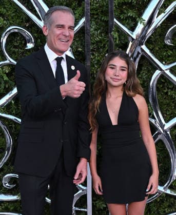 Lucas Museum of Narrative Art Opening Night Eric Garcetti and Maya Garcetti arriving at the Lucas Museum of Narrative Art opening night held at the Lucas Museum of Narrative Art in Los Angeles, Ca. on September 19, 2026. Los Angeles Lucas Museum of Narrative Art California USA Copyright: xStarbuck xAFF-USA.COMx