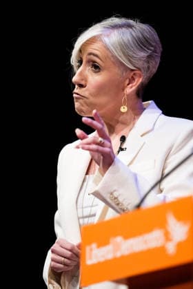 Liberal Democrat Autumn Conference 2026 on Sunday 20 September 2026 Daisy Cooper, Deputy Leader Of The Liberal Democrats And Mp For St Albans addresses the Liberal Democrat Autumn Conference 2026 on Sunday 20 September 2026 at Brighton Centre, Brighton. ., Credit:Julie Edwards Avalon  Copyright: xJuliexEdwardsx xAvalonx 1136696204