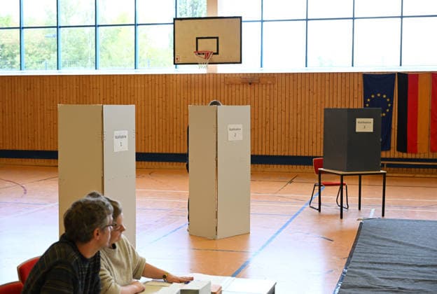 CDU lead candidate Stefan Evers casts his ballot in Berlin BERLIN, GERMANY – SEPTEMBER 20: CDU lead candidate Stefan Evers casts his ballot at a polling station in Berlin, Germany, on September 20, 2026. The Berlin House of Representatives election takes place on September 20, 2026. Volodymyr Sindieiev Anadolu Berlin Germany. Editorial use only. Please get in touch for any other usage.  Copyright: x2026xAnadoluxVolodymyrxSindieievx