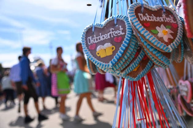 Gingerbread Heart OKTOBERFEST on the first Wiesn weekend, September 20, 2026—the 191st Oktoberfest, running from September 19 to October 4, 2026, at the Theresienwiese in Munich