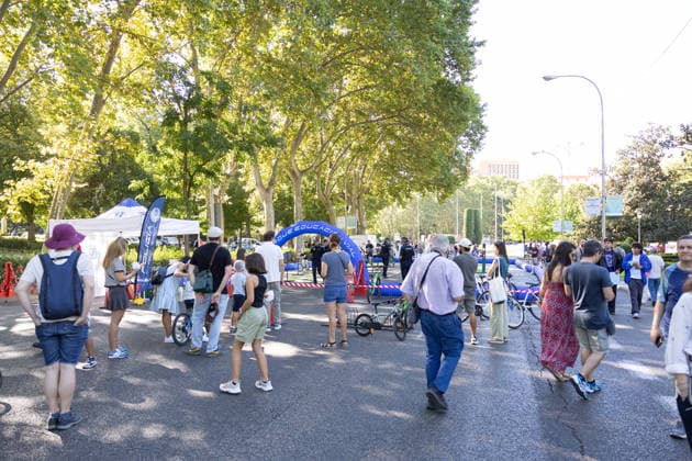 Madrid Celebrates European Mobility Week 2026 Many people are participating in the activities organized for European Mobility Week 2026, on September 20, 2026, in Madrid, Spain. The Atocha-Cibeles corridor, with the Paseo del Prado as its main stage, has become a major public space for celebrating sustainable and inclusive mobility. SEPTEMBER 20, 2026 Jesús Hellí Madrid, Madrid, Spain  Copyright: xJesusxHellinx 7787904