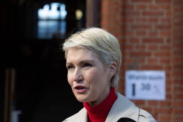 September 20, 2026, Schwerin, Germany: SCHWERIN, GERMANY, SEPTEMBER 20, 2026: Mecklenburg-Vorpommern Minister-President Manuela Schwesig of the Social Democratic Party (SPD) arrives with her husband, Stefan Schwesig, to cast her ballot at a polling station in Schwerin during the Mecklenburg-Vorpommern state election. Voters across the state are electing members of the regional parliament on Sunday. Schwerin Germany - ZUMAq101 20260920_zna_q101_034 Copyright: xSomayaxAbdelrahmanx