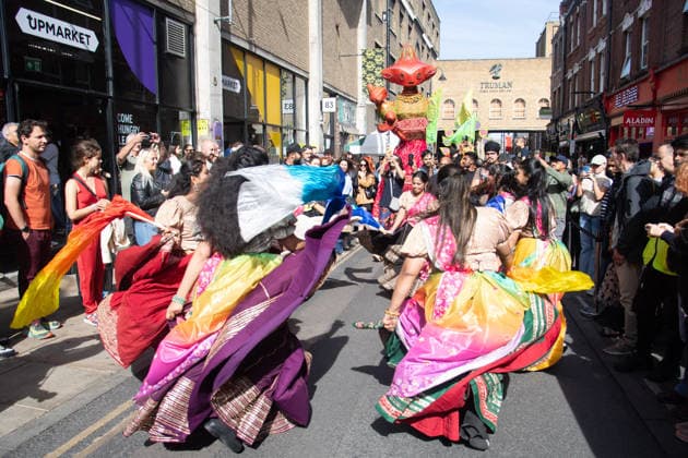 Brick lane Festival 2026 at Brick Lane, London, UK - Sunday 20 September 2026 Performers take part in a parade as part of the Annual Brick lane Festival 2026 in Brick Lane, London, England, UK on Sunday 20 September, 2026., Credit:Justin Ng Avalon UK, England, London, Brick Lane Copyright: xJustinxNgx xAvalonx 1136715117