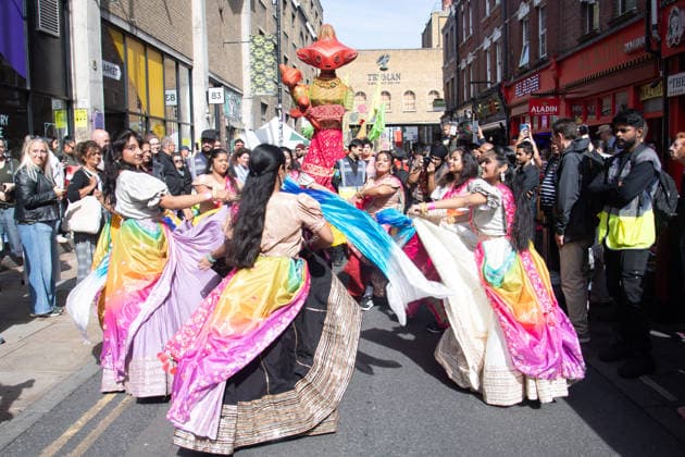 Brick lane Festival 2026 at Brick Lane, London, UK - Sunday 20 September 2026 Performers take part in a parade as part of the Annual Brick lane Festival 2026 in Brick Lane, London, England, UK on Sunday 20 September, 2026., Credit:Justin Ng Avalon UK, England, London, Brick Lane Copyright: xJustinxNgx xAvalonx 1136715132