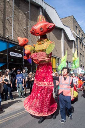 Brick lane Festival 2026 at Brick Lane, London, UK - Sunday 20 September 2026 Performers take part in a parade as part of the Annual Brick lane Festival 2026 in Brick Lane, London, England, UK on Sunday 20 September, 2026., Credit:Justin Ng Avalon UK, England, London, Brick Lane Copyright: xJustinxNgx xAvalonx 1136715138