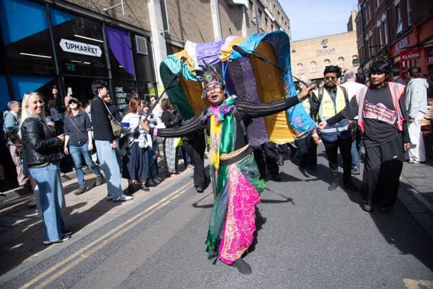 Brick lane Festival 2026 at Brick Lane, London, UK - Sunday 20 September 2026 Performers take part in a parade as part of the Annual Brick lane Festival 2026 in Brick Lane, London, England, UK on Sunday 20 September, 2026., Credit:Justin Ng Avalon UK, England, London, Brick Lane Copyright: xJustinxNgx xAvalonx 1136716781