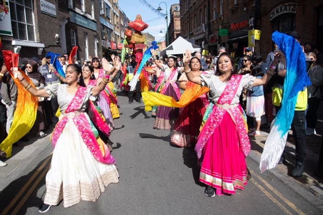 Brick lane Festival 2026 at Brick Lane, London, UK - Sunday 20 September 2026 Performers take part in a parade as part of the Annual Brick lane Festival 2026 in Brick Lane, London, England, UK on Sunday 20 September, 2026., Credit:Justin Ng Avalon UK, England, London, Brick Lane Copyright: xJustinxNgx xAvalonx 1136716792