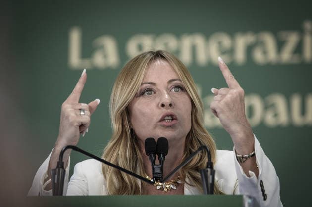 IPP Photo: Marco Mattei, Rome, September 20, 2026, Fenix 2026, National Youth Festival. Pictured: Giorgia Meloni, Prime Minister of the Italian government. Italy Photo Press World Copyright