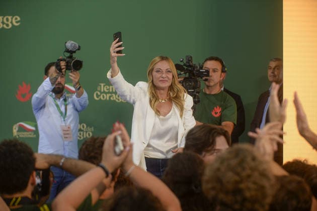 IPP Photo: Marco Mattei, Rome, September 20, 2026, Fenix 2026, National Youth Festival. Pictured: Giorgia Meloni, Prime Minister of the Italian government. Italy Photo Press World Copyright