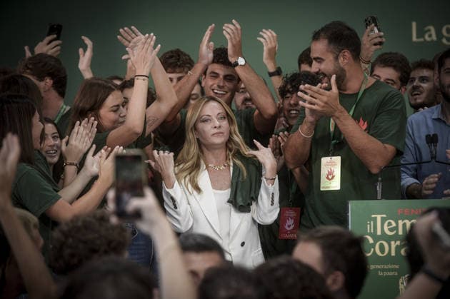 IPP Photo: Marco Mattei, Rome, September 20, 2026, Fenix 2026, National Youth Festival. Pictured: Giorgia Meloni, Prime Minister of the Italian government. Italy Photo Press World Copyright
