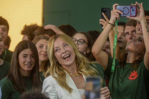 IPP Photo: Marco Mattei, Rome, September 20, 2026, Fenix 2026, National Youth Festival. Pictured: Giorgia Meloni, Prime Minister of the Italian government. Italy Photo Press World Copyright