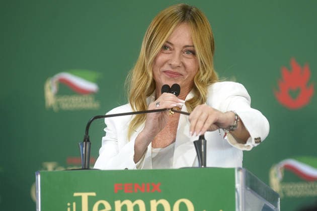 IPP Photo: Marco Mattei, Rome, September 20, 2026, Fenix 2026 National Youth Festival; pictured: Giorgia Meloni, Prime Minister of the Italian government. Italy Photo Press World Copyright
